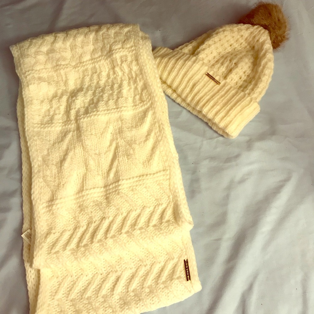 Michael Kors scarf and beanie.